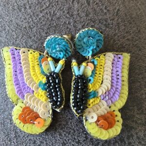 Colorful Sequin Butterfly Hair Clips